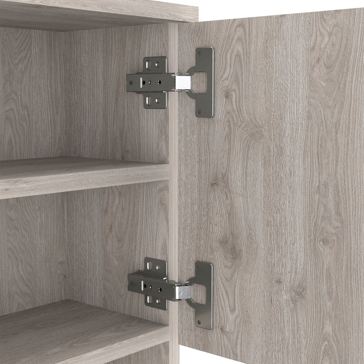 TUHOME CONCEPT Despensa de cocina Della de 169 cm, gris ceniza