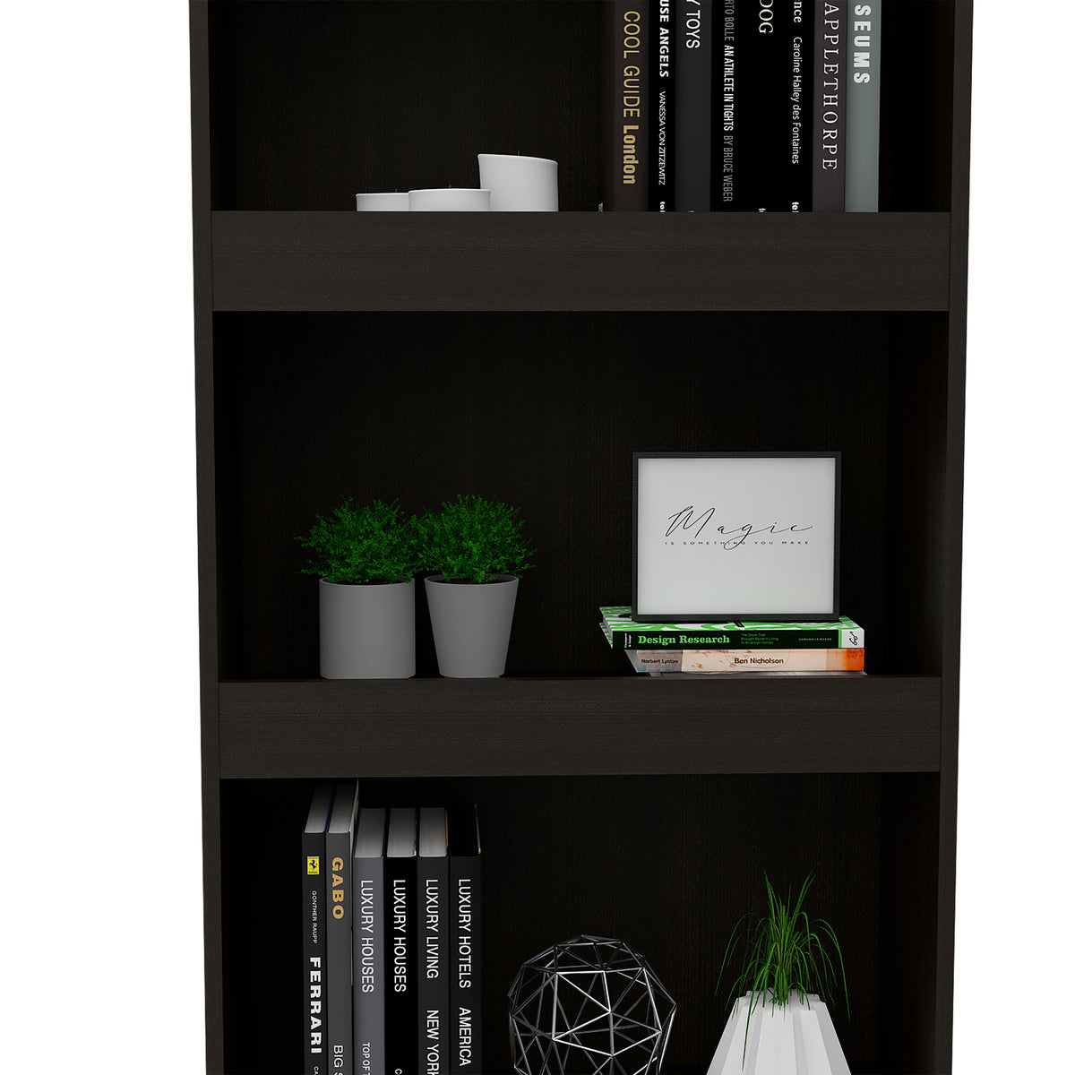 Librería Simma de 181 cm, wengué, foto 7 – TUHOME