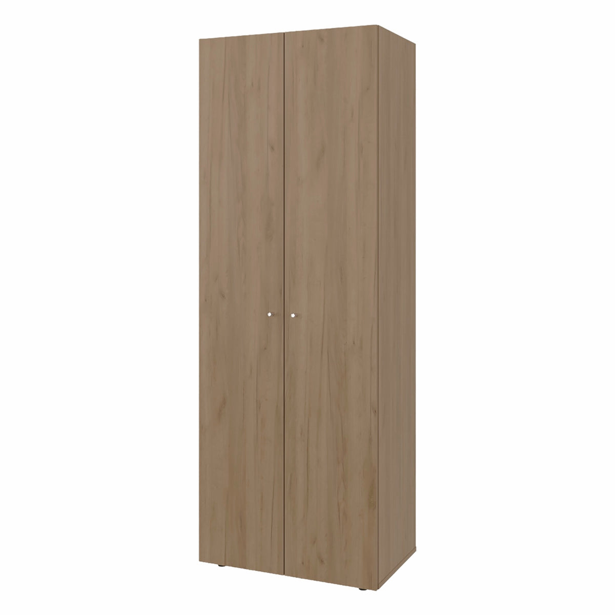 TUHOME CONCEPT Armario Home de 60 cm con 2 puertas y baldas, fresno