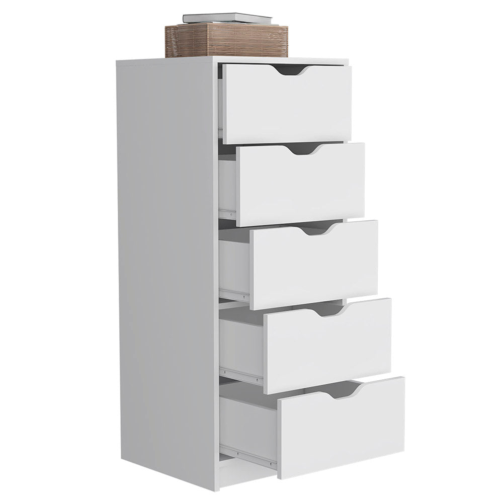 Cómoda Basilea Narrow de 45 cm, blanco, foto 6 – TUHOME