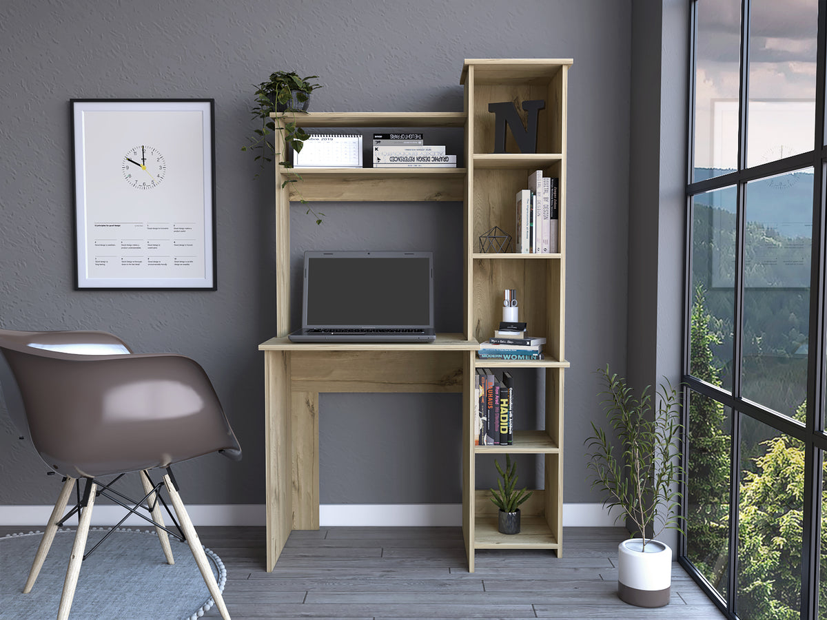 TUHOME CONCEPT Escritorio Versalles de 98 cm, roble arena