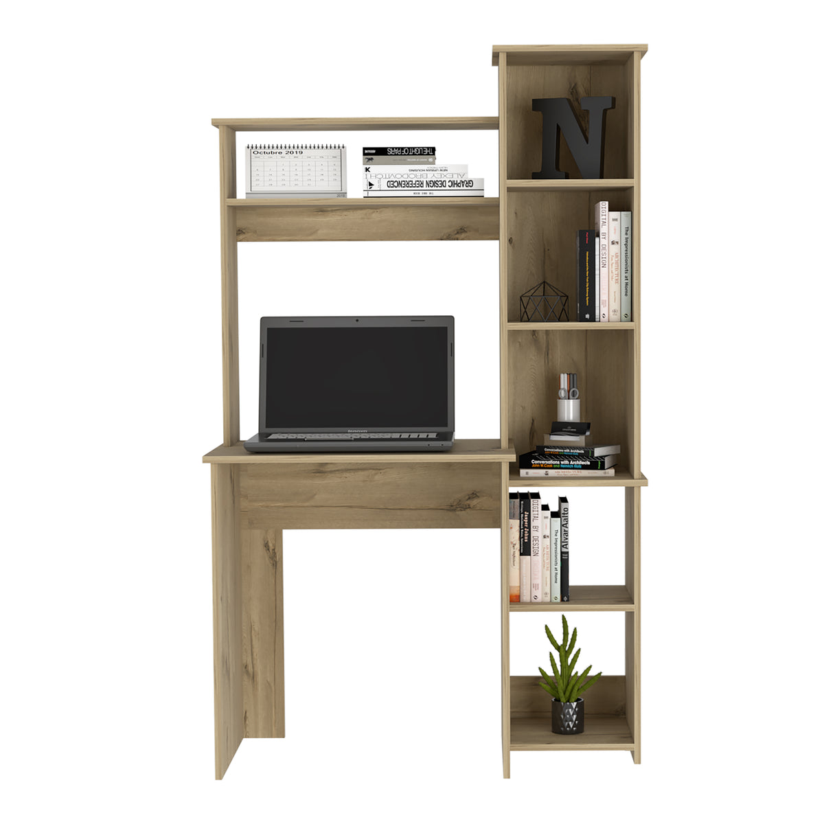 Escritorio Versalles de 98 cm, roble arena, foto 7 – TUHOME