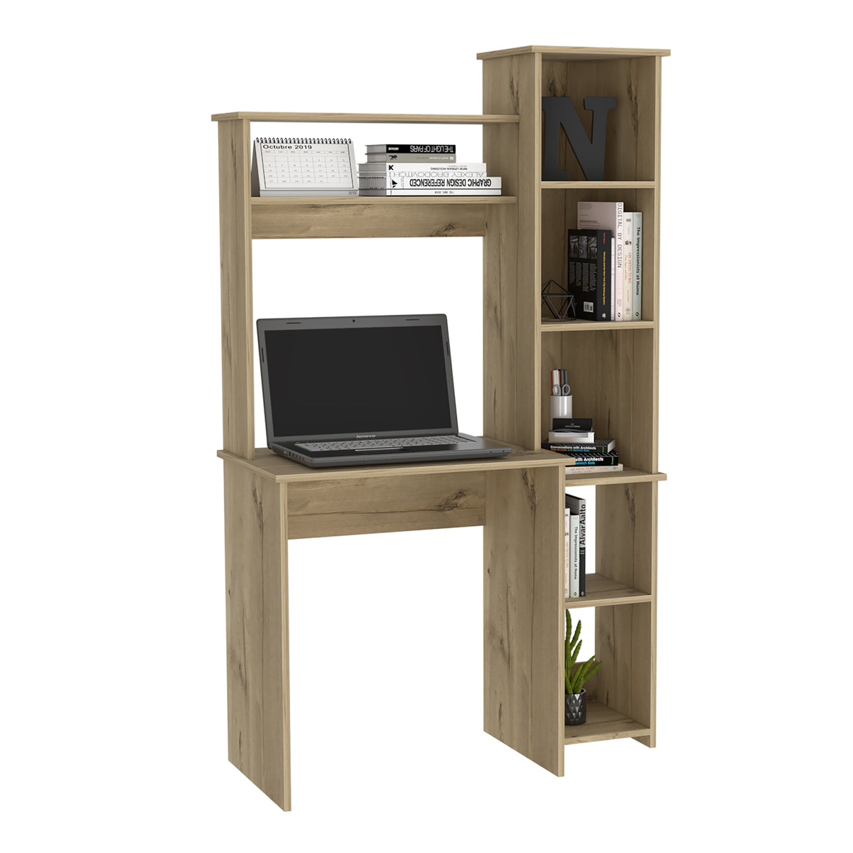 Escritorio Versalles de 98 cm, roble arena, foto 6 – TUHOME