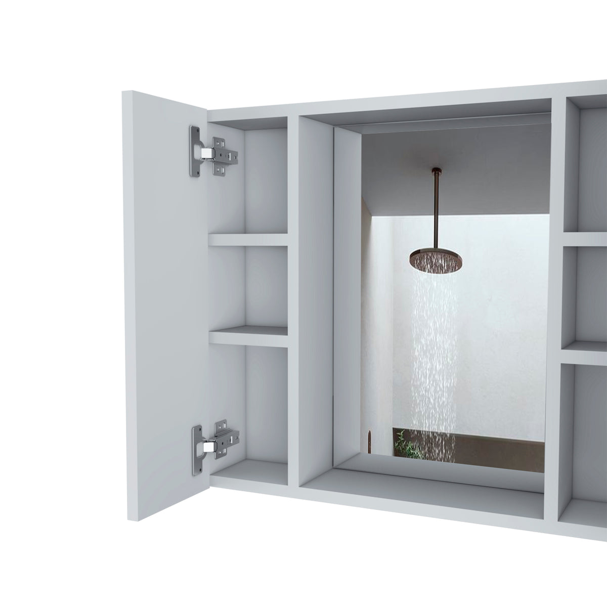TUHOME CONCEPT Armario de baño de pared Artemisa de 60 cm, blanco