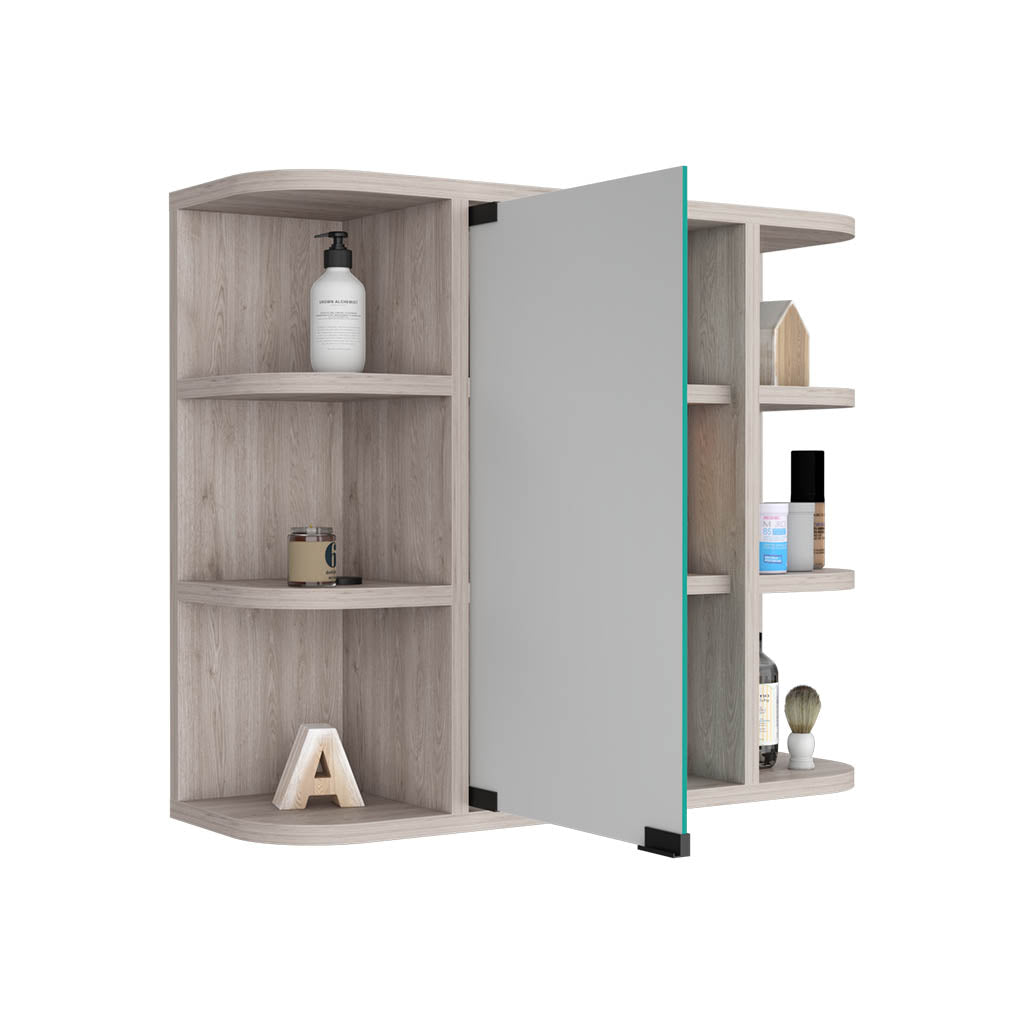 Armario de baño de pared Milan de 60 cm, gris ceniza, foto 7 – TUHOME