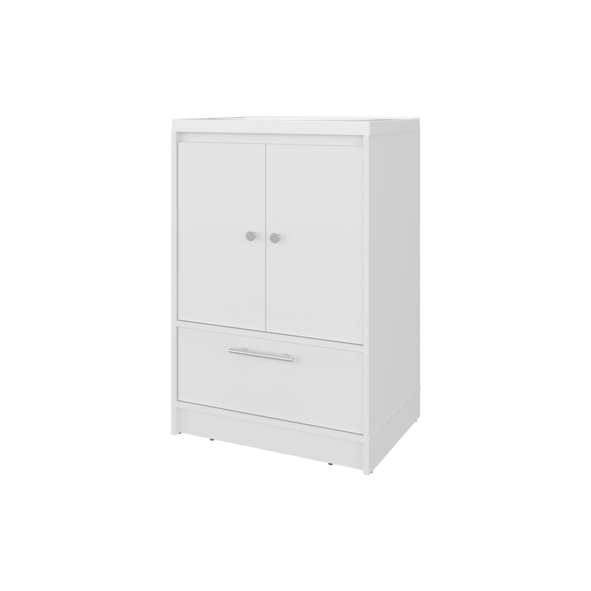TUHOME CONCEPT Mueble de baño Madison de 60 cm con lavabo, blanco