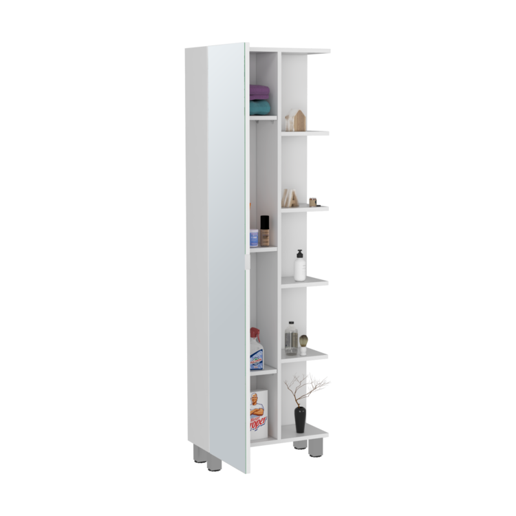 TUHOME CONCEPT Columna de baño Urano de 158 cm, blanco