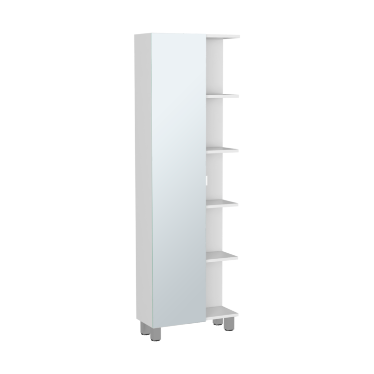 TUHOME CONCEPT Columna de baño Urano de 158 cm, blanco