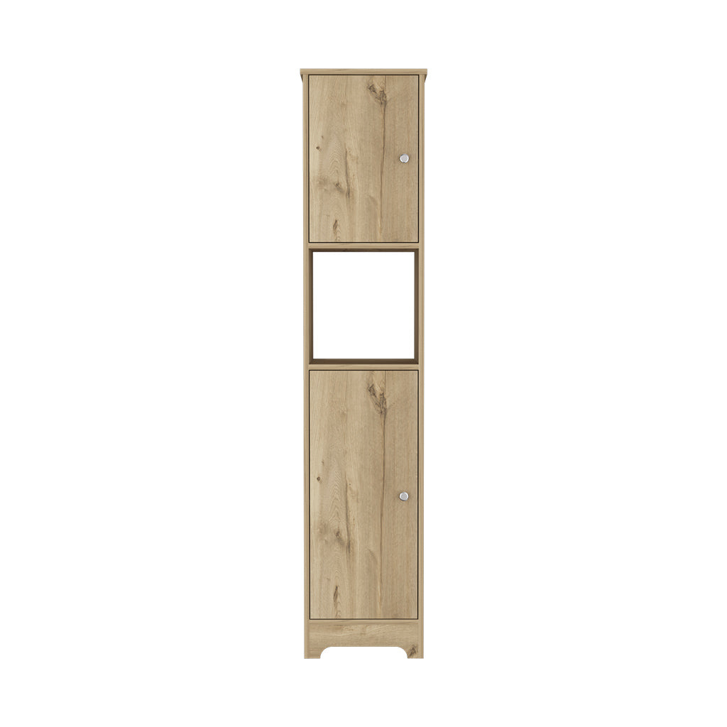 TUHOME CONCEPT Columna de baño Ibis de 172 cm con 2 puertas y 1 estante