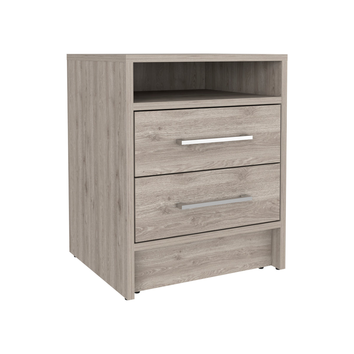 TUHOME CONCEPT Mesita de noche Eter de 40 cm con 2 cajones