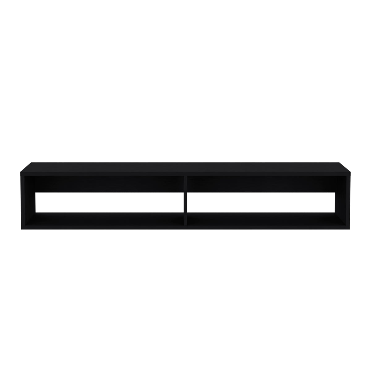 Mueble de TV flotante de 150 cm, wengué, foto 7 – TUHOME