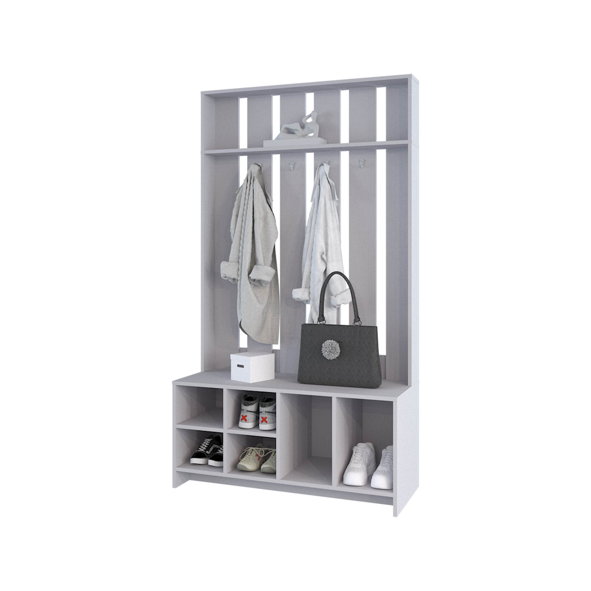 Mueble recibidor Tulcan de 173 cm, gris, foto 5 – TUHOME