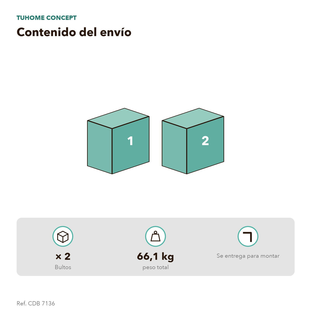 Armario ropero Rosie de 100 cm, roble claro y blanco, infografía – TUHOME