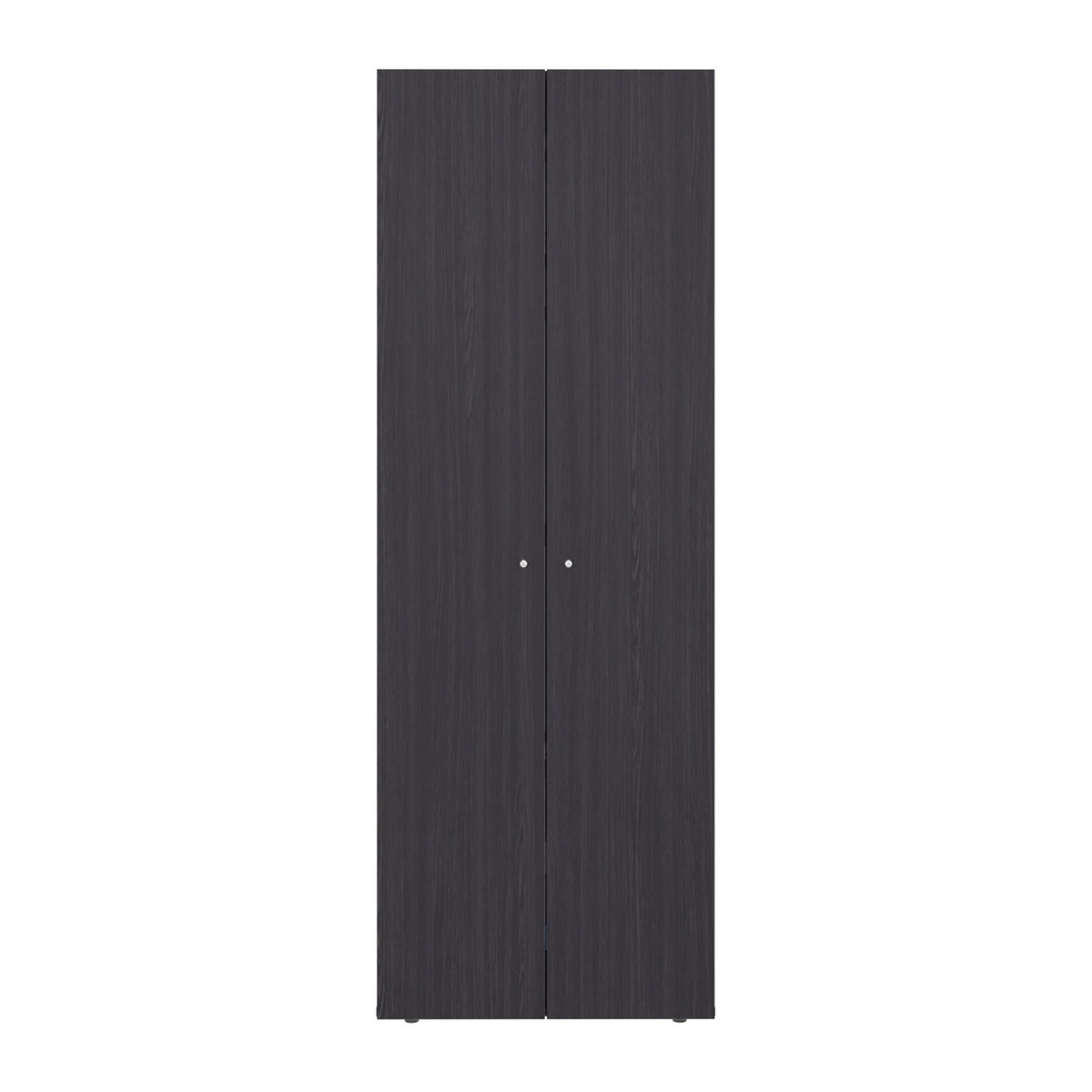 Armario World de 170 cm con 2 puertas y estantes, wengué