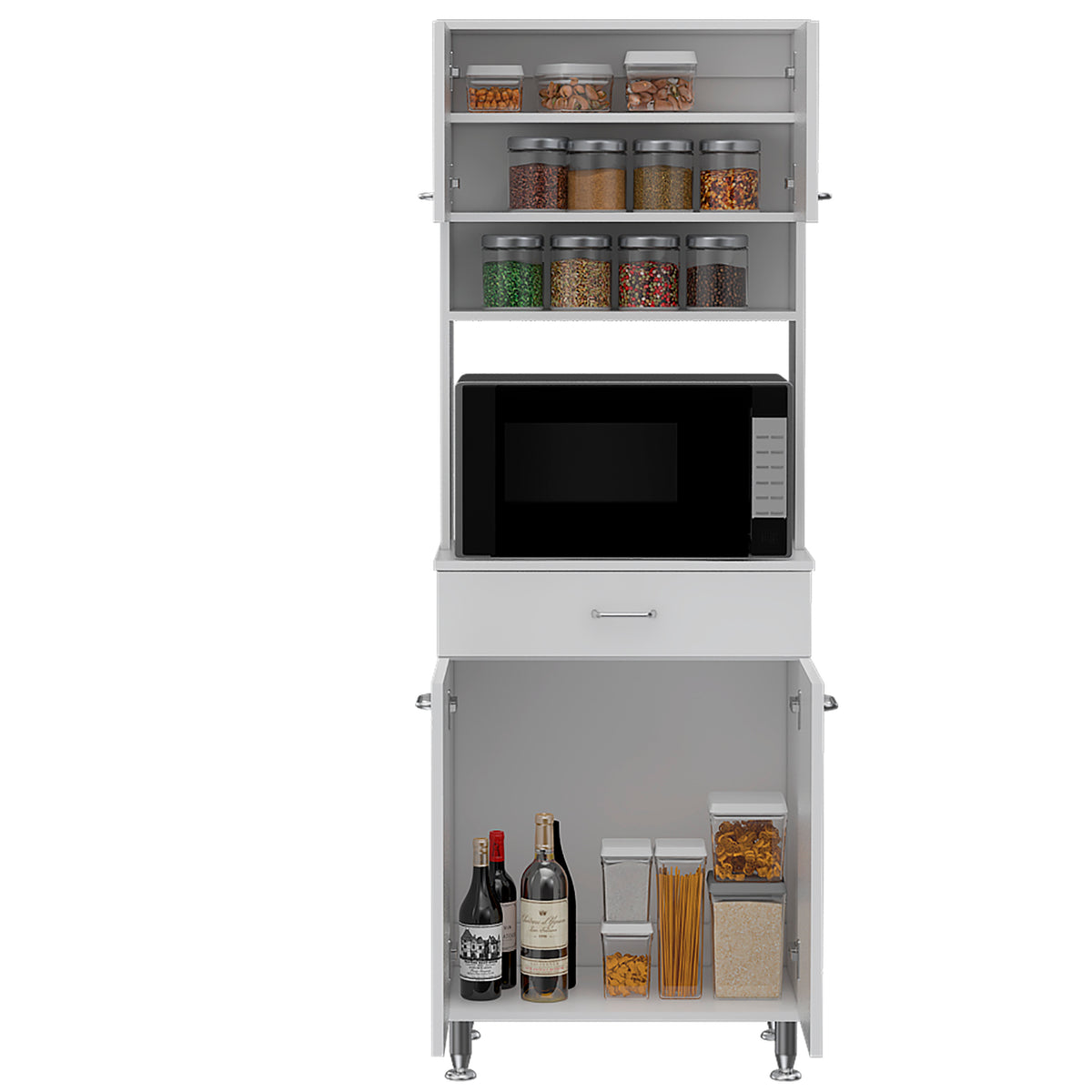 Despensa de cocina Della de 169 cm con 1 cajón