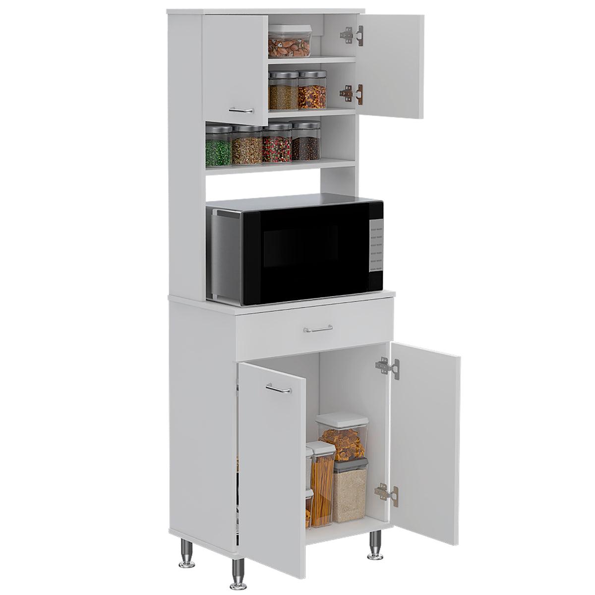 Despensa de cocina Della de 169 cm con 1 cajón