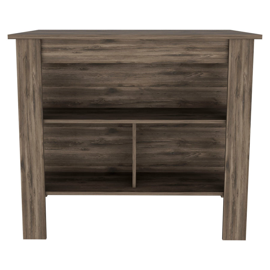 TUHOME CONCEPT Isla de cocina Cala de 103 cm, roble oscuro