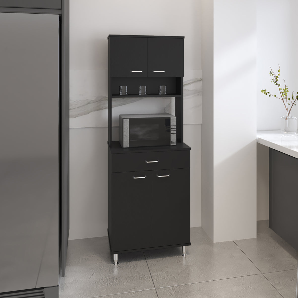 Despensa de cocina Della de 169 cm con 1 cajón