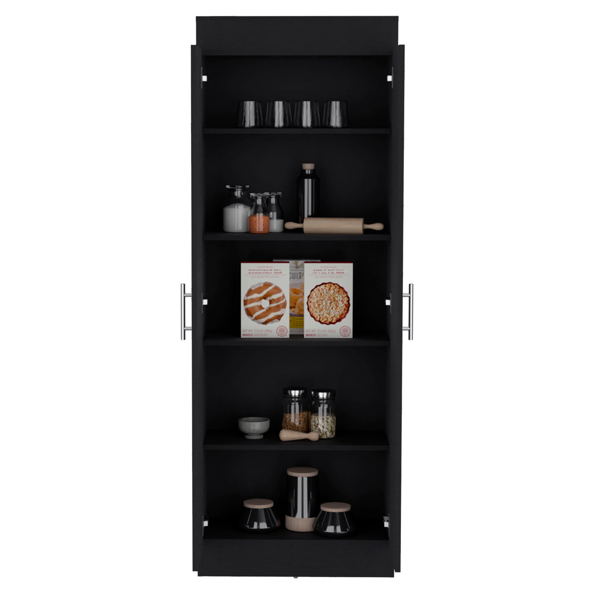 TUHOME CONCEPT Despensa de cocina Nepal de 170 cm, wengué