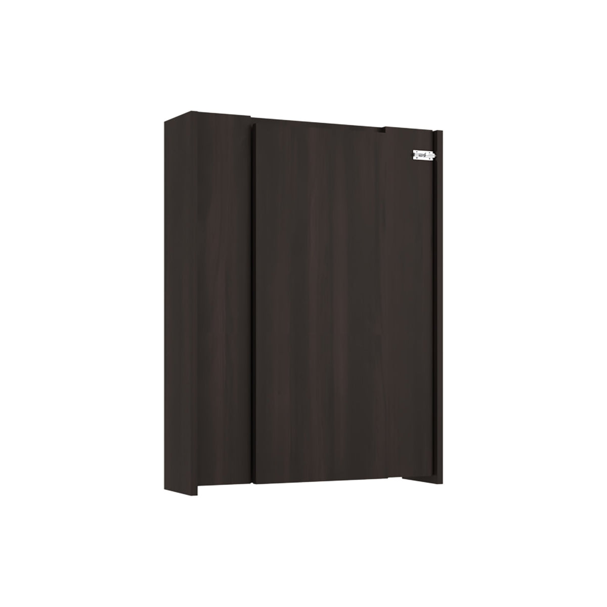 TUHOME CONCEPT Mueble bar de pared plegable Vatta con mesa abatible y estantes, 60 cm, nogal