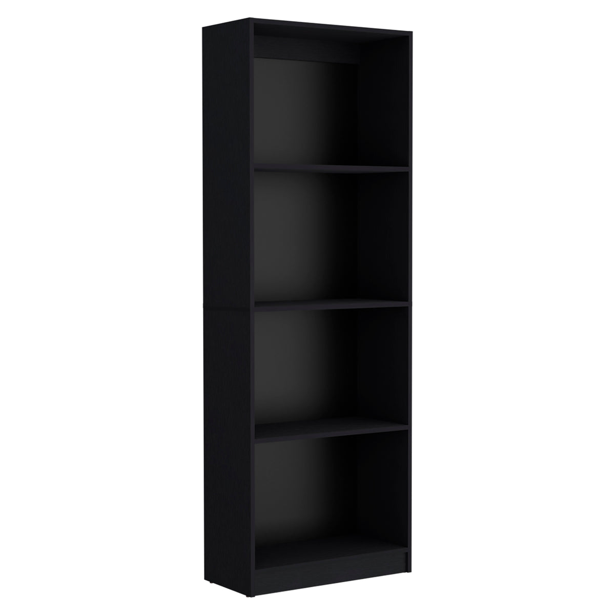 TUHOME CONCEPT Conjunto de 3 librerías Home de 181 cm: 2 abiertas de 4 huecos + 1 abierta de 5 huecos, wengué