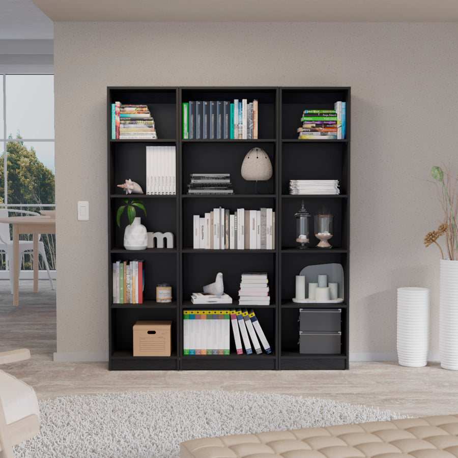 Set de Bibliotecas Modernas con Estética Sofisticada