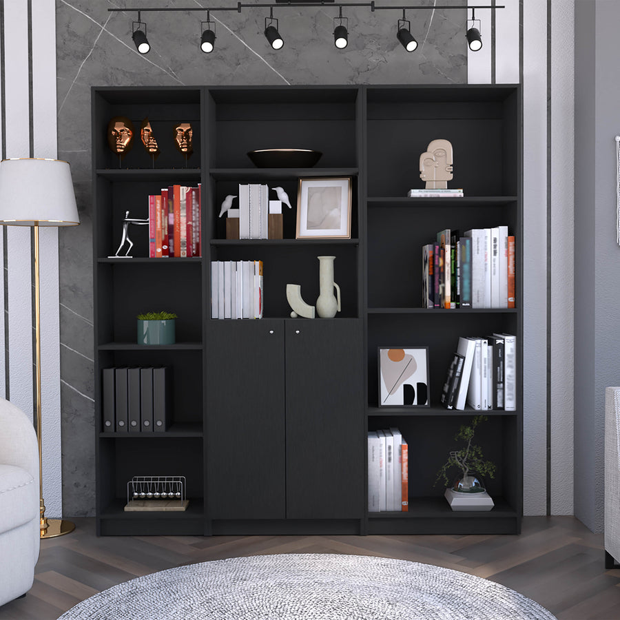 Set de Bibliotecas Modernas con Diseño Práctico y Estilo