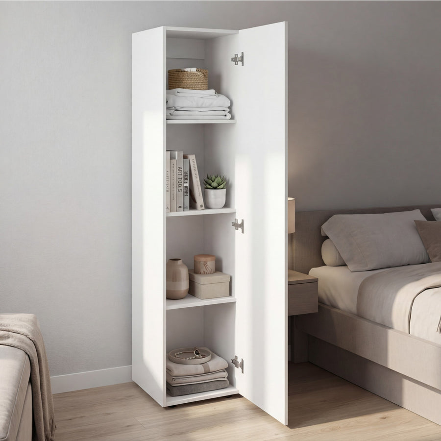 TUHOME CONCEPT Armario ropero Dreams de 170 cm, blanco