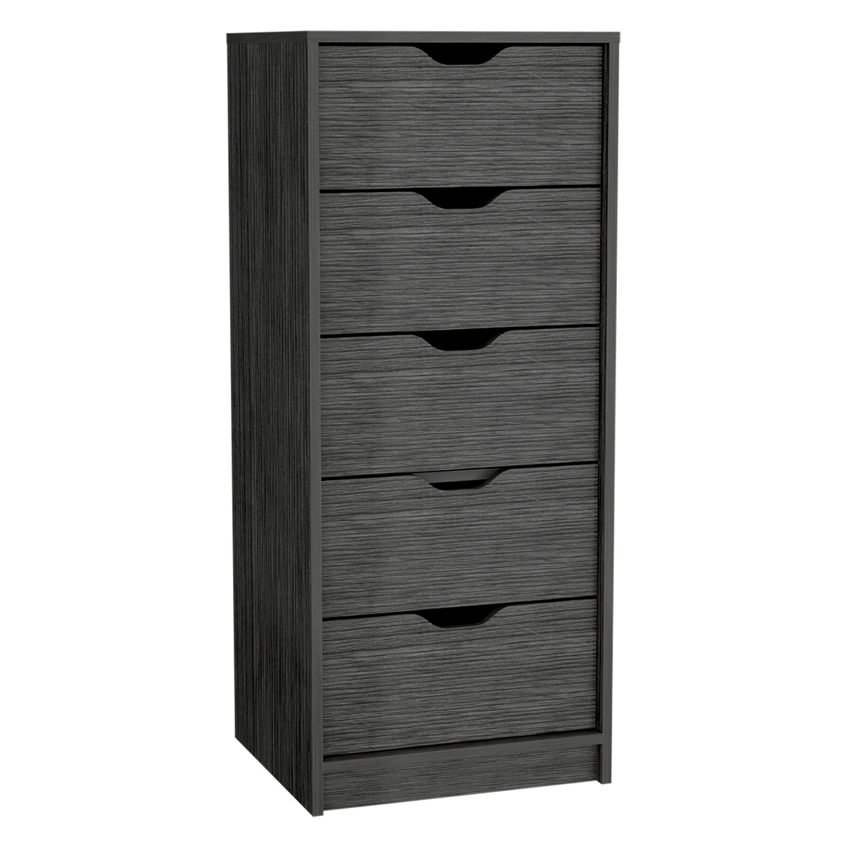 Cómoda Basilea Narrow de 45 cm, roble gris, foto 5 – TUHOME