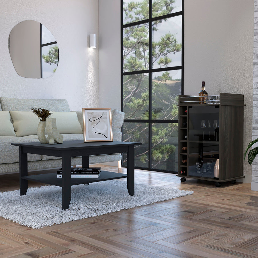 Conjunto Britannica de Salón, Mesa de centro + Carrito de Bar