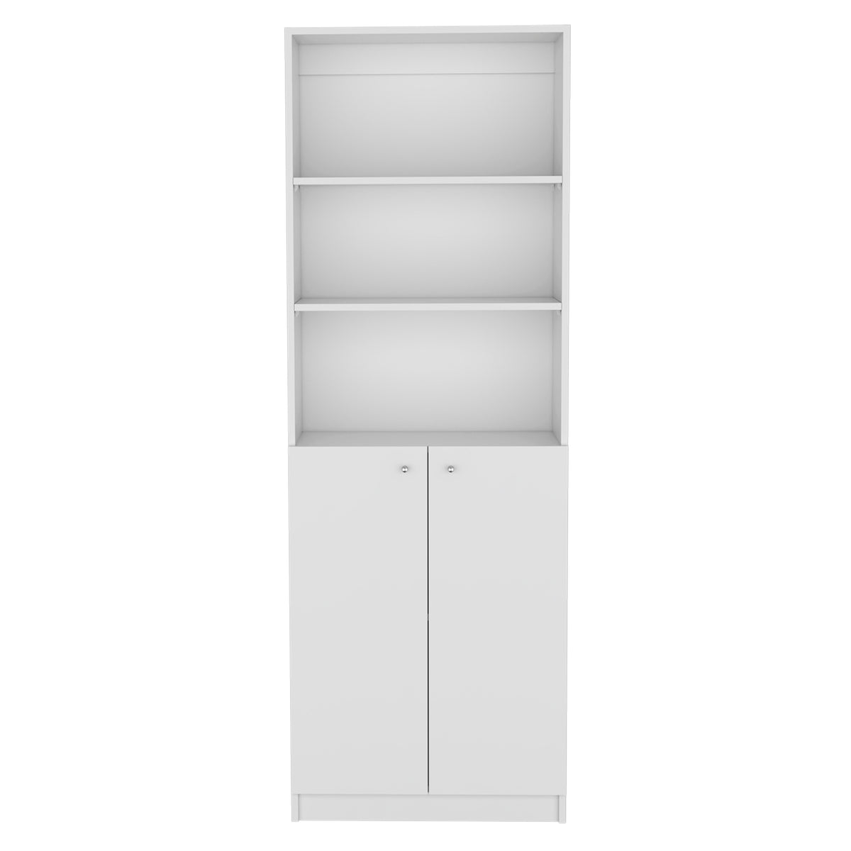 Librería Home de 181 cm con 2 puertas, blanco, foto 3 – TUHOME