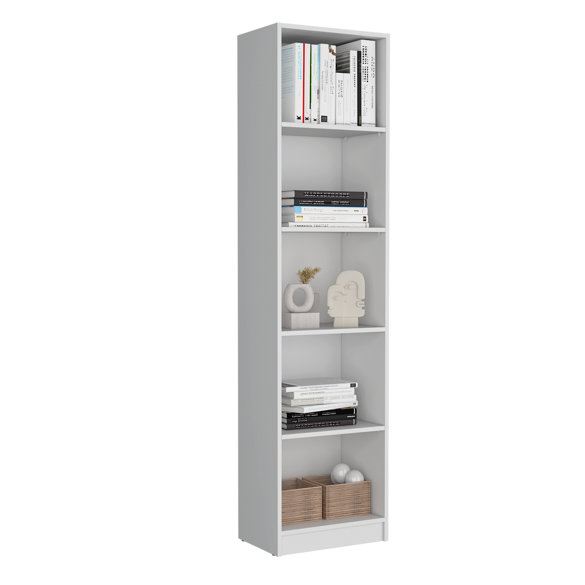 Librería estrecha Home XS de 45 cm con 5 huecos, foto 9 – TUHOME