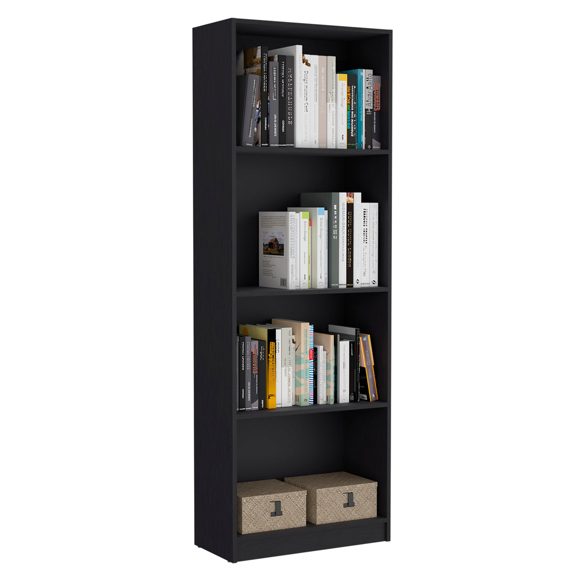 Librería Home de 181 cm con 4 huecos, abierto – TUHOME