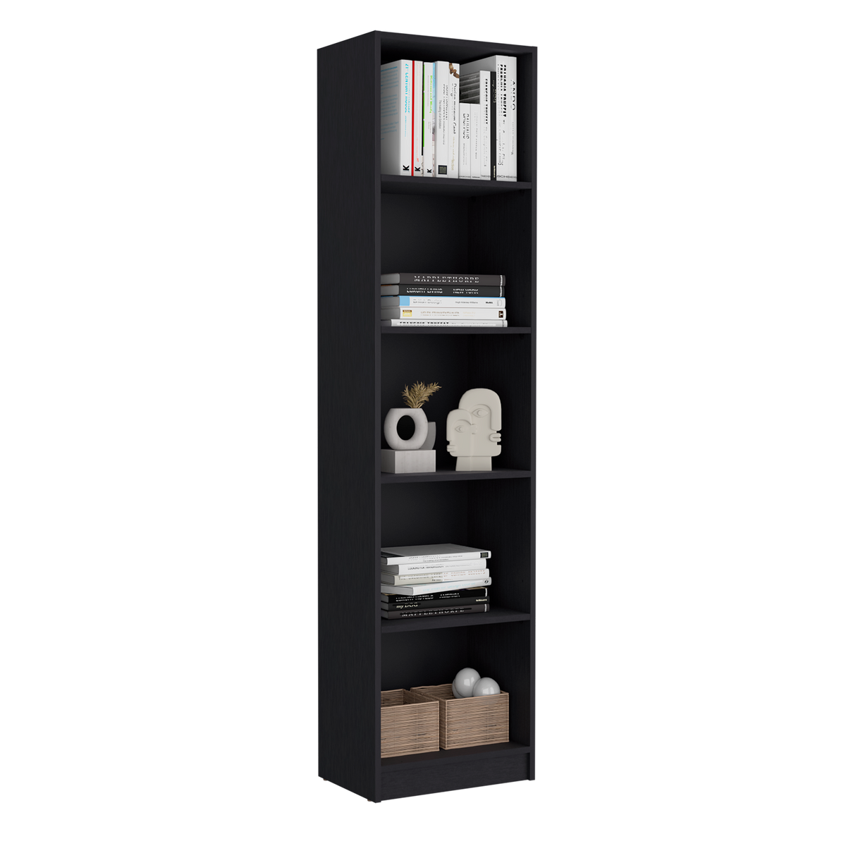 Librería estrecha Home XS de 45 cm con 5 huecos, foto 17 – TUHOME