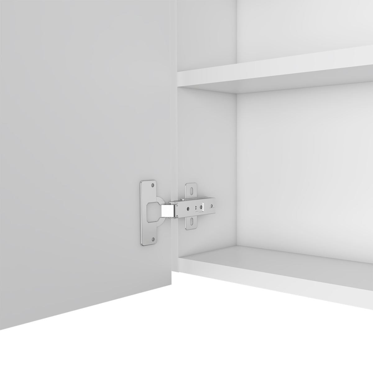 TUHOME CONCEPT Armario de baño de pared Oman de 50 cm, blanco