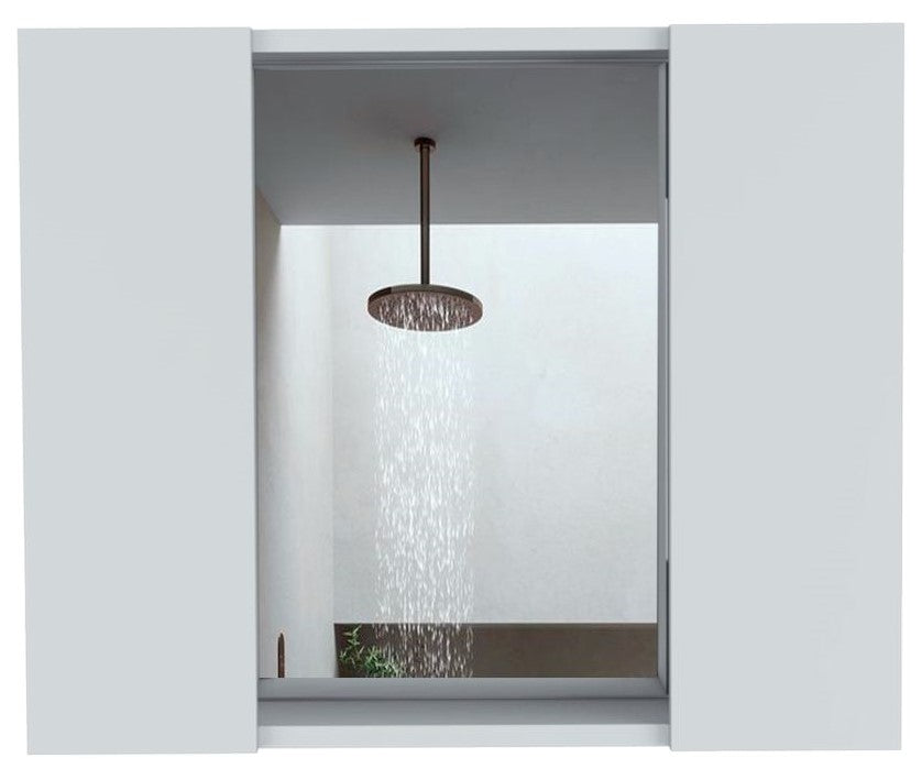 TUHOME CONCEPT Armario de baño de pared Artemisa de 60 cm, blanco