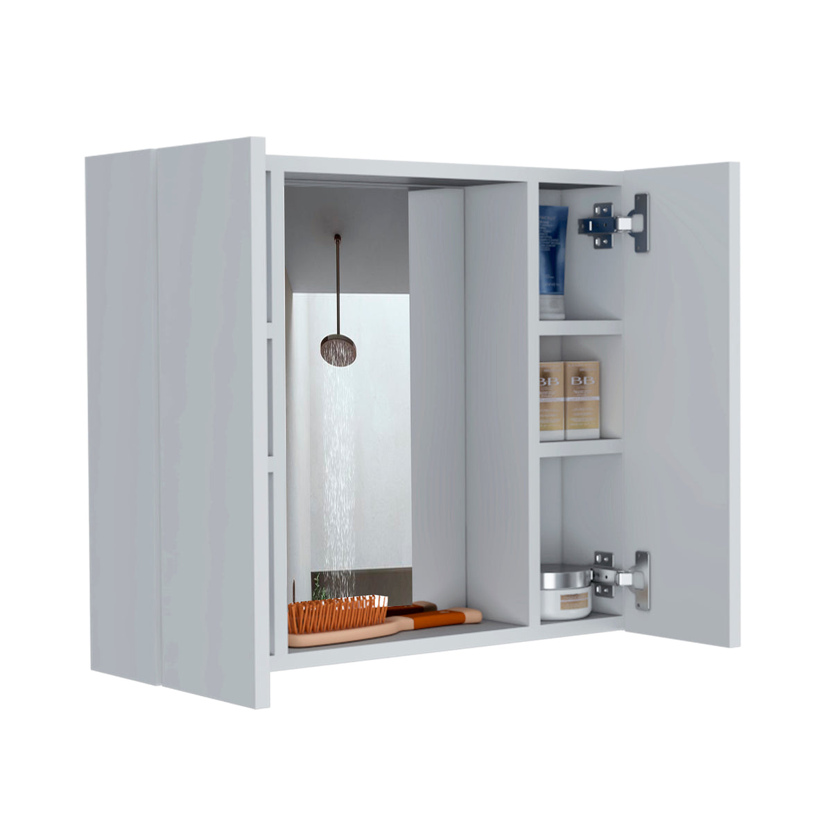 TUHOME CONCEPT Armario de baño de pared Artemisa de 60 cm, blanco