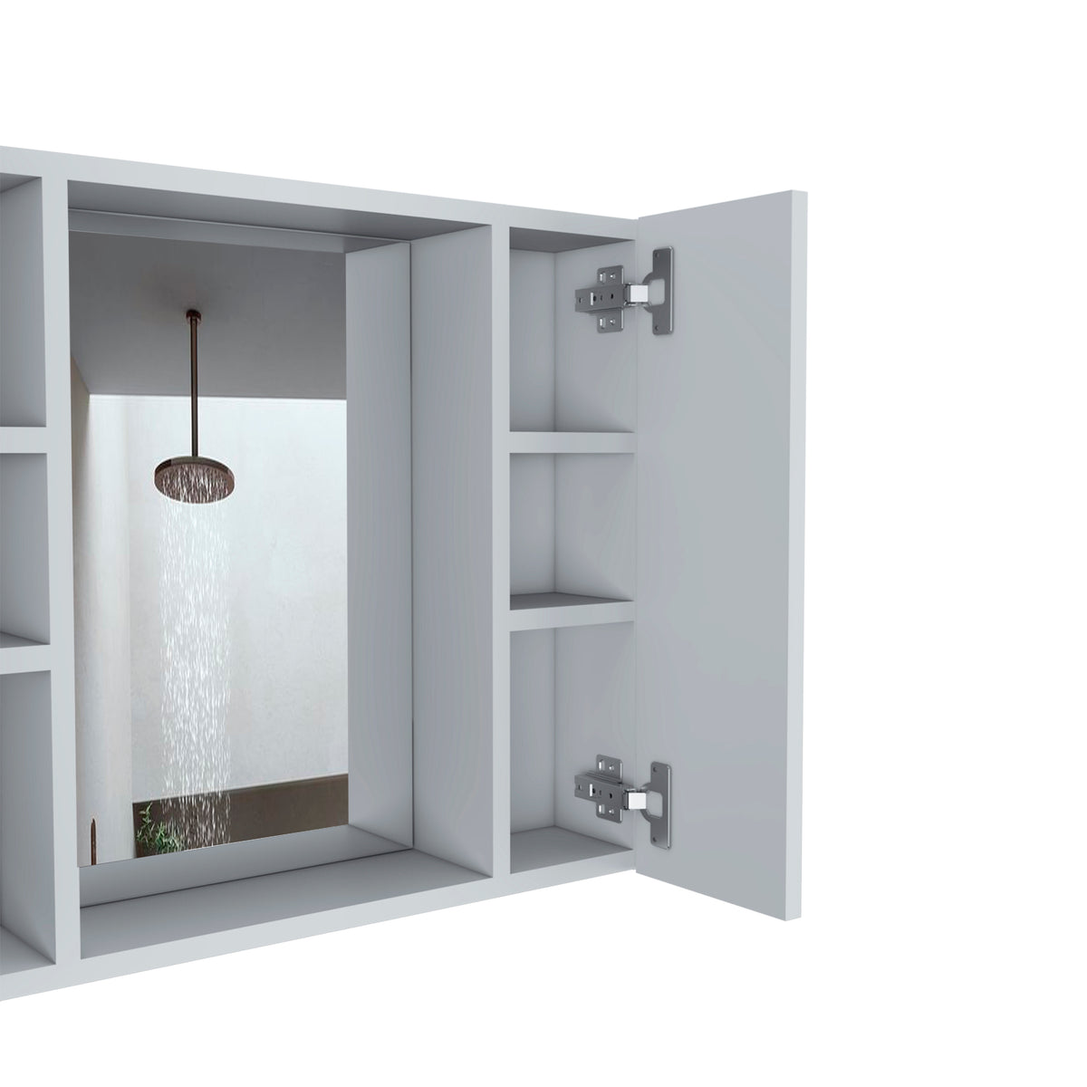 TUHOME CONCEPT Armario de baño de pared Artemisa de 60 cm, blanco