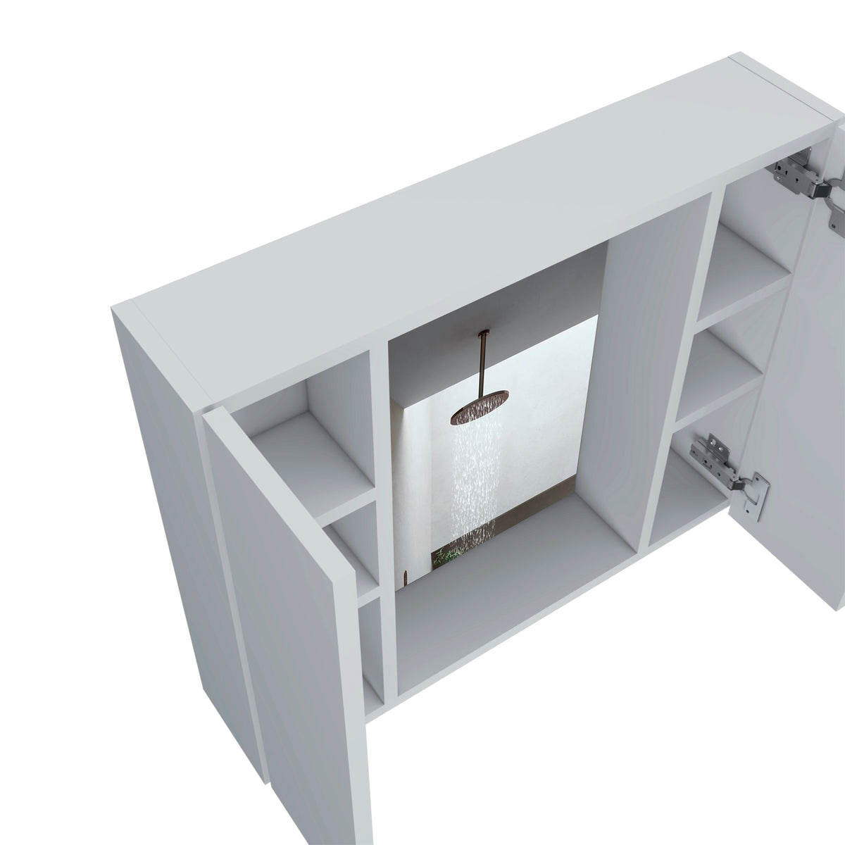TUHOME CONCEPT Armario de baño de pared Artemisa de 60 cm, blanco