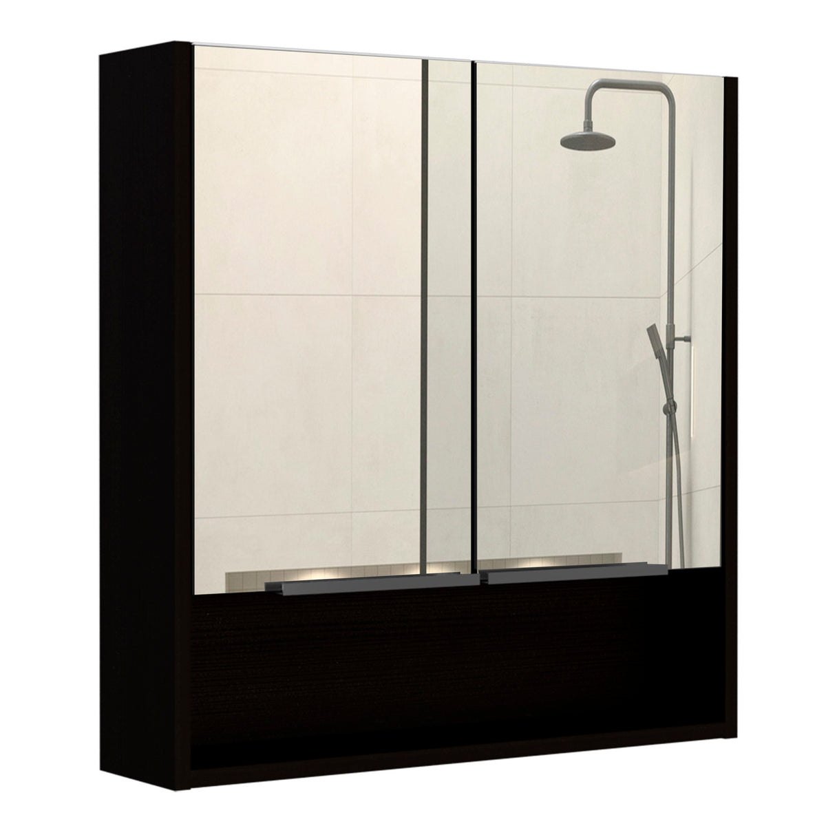 Armario de baño con espejo Jaspe 60 cm, en melamina