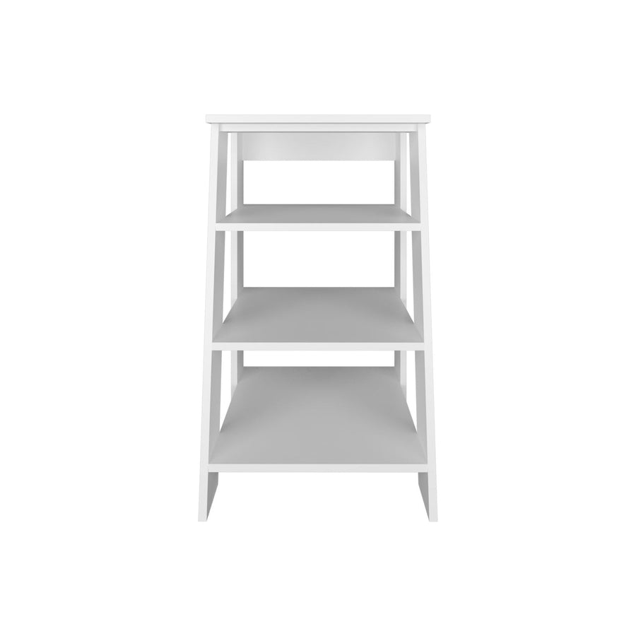 TUHOME CONCEPT Estantería de 44 cm con 3 estantes, blanco