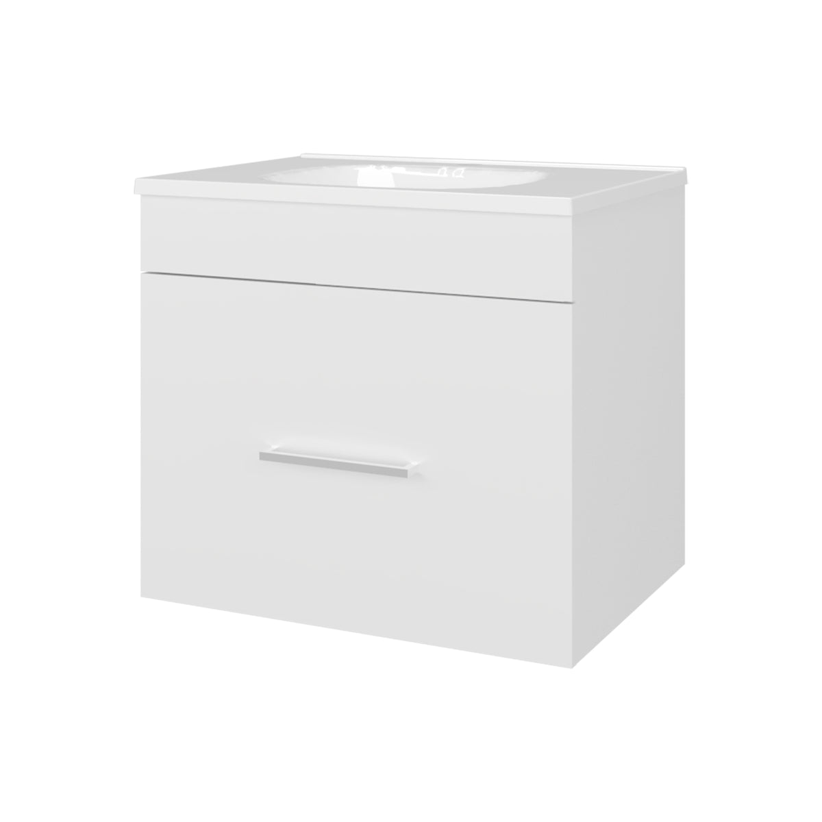 TUHOME CONCEPT Mueble de baño Hatta de 59 cm con lavabo, blanco