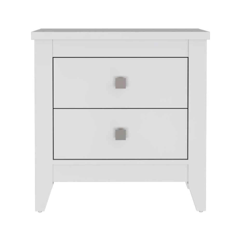 TUHOME CONCEPT Mesita de noche Amara de 60 cm, blanco