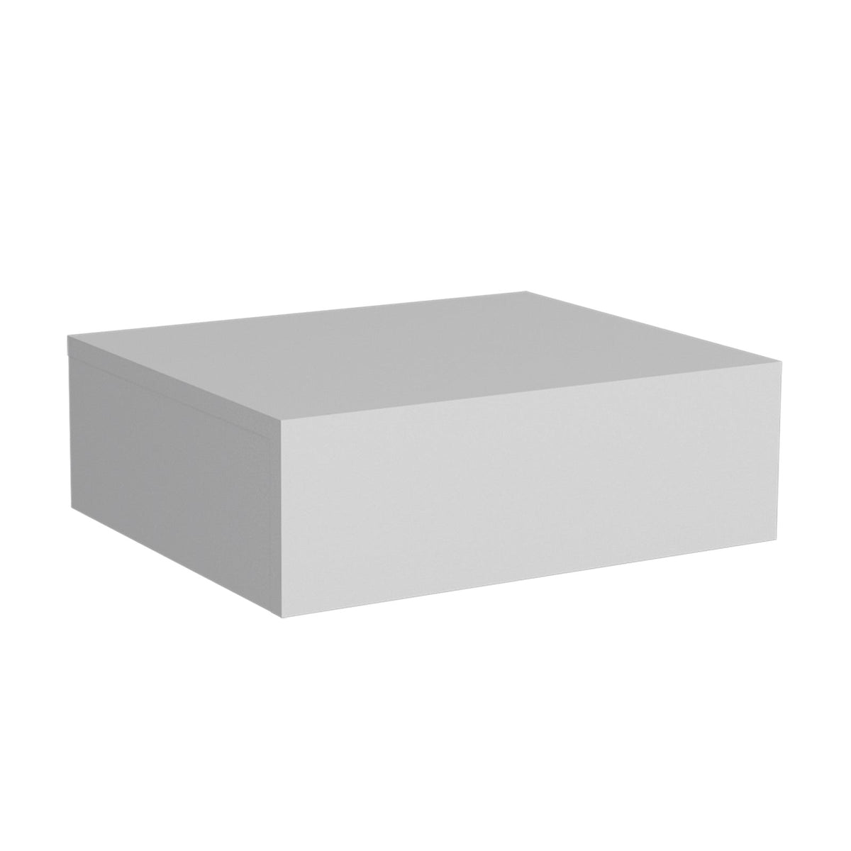 TUHOME CONCEPT Mesita de noche flotante Milano de 40 cm, blanco