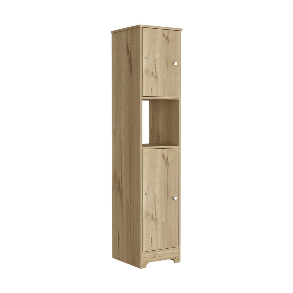 TUHOME CONCEPT Columna de baño Ibis de 172 cm con 2 puertas y 1 estante