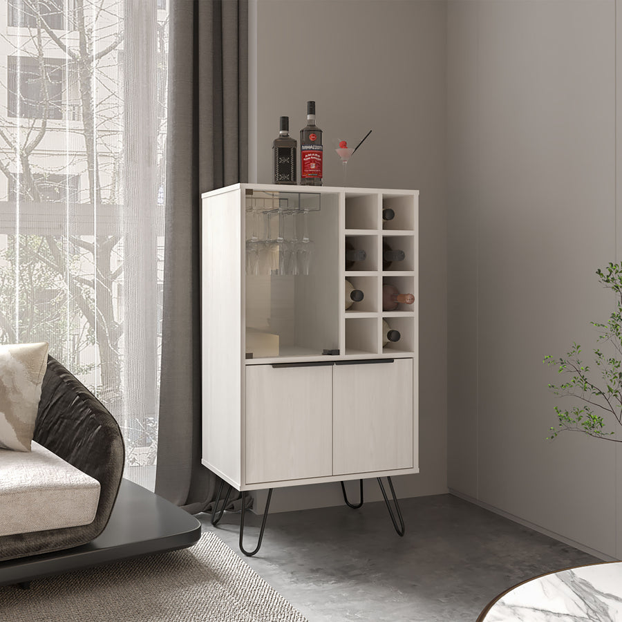 Mueble bar Aster de 60 cm, gris niebla