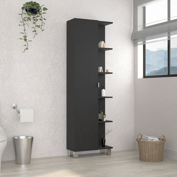 Mueble Alto de Baño Urano, con 5 estantes