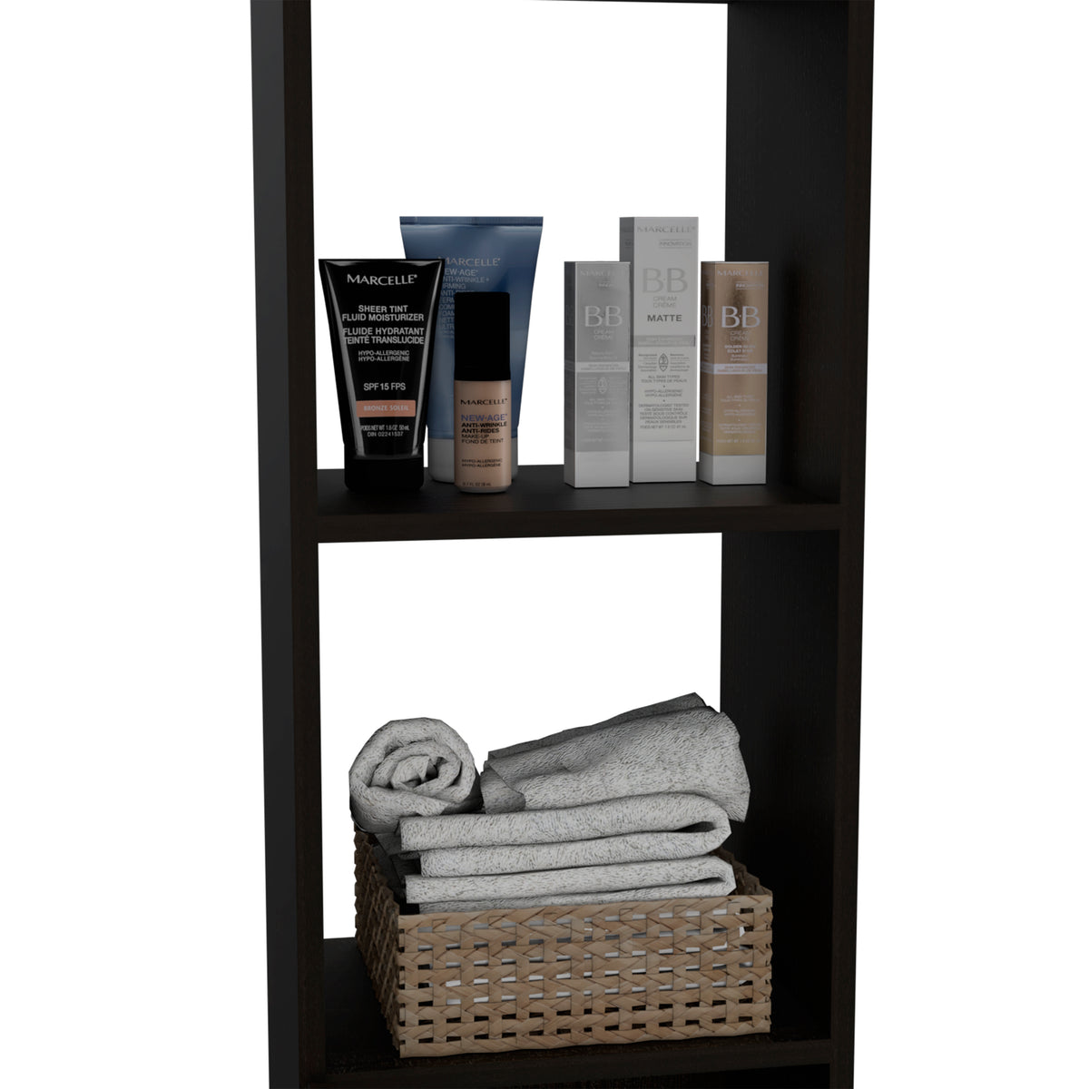 TUHOME CONCEPT Columna de baño Malaga de 162 cm, wengué