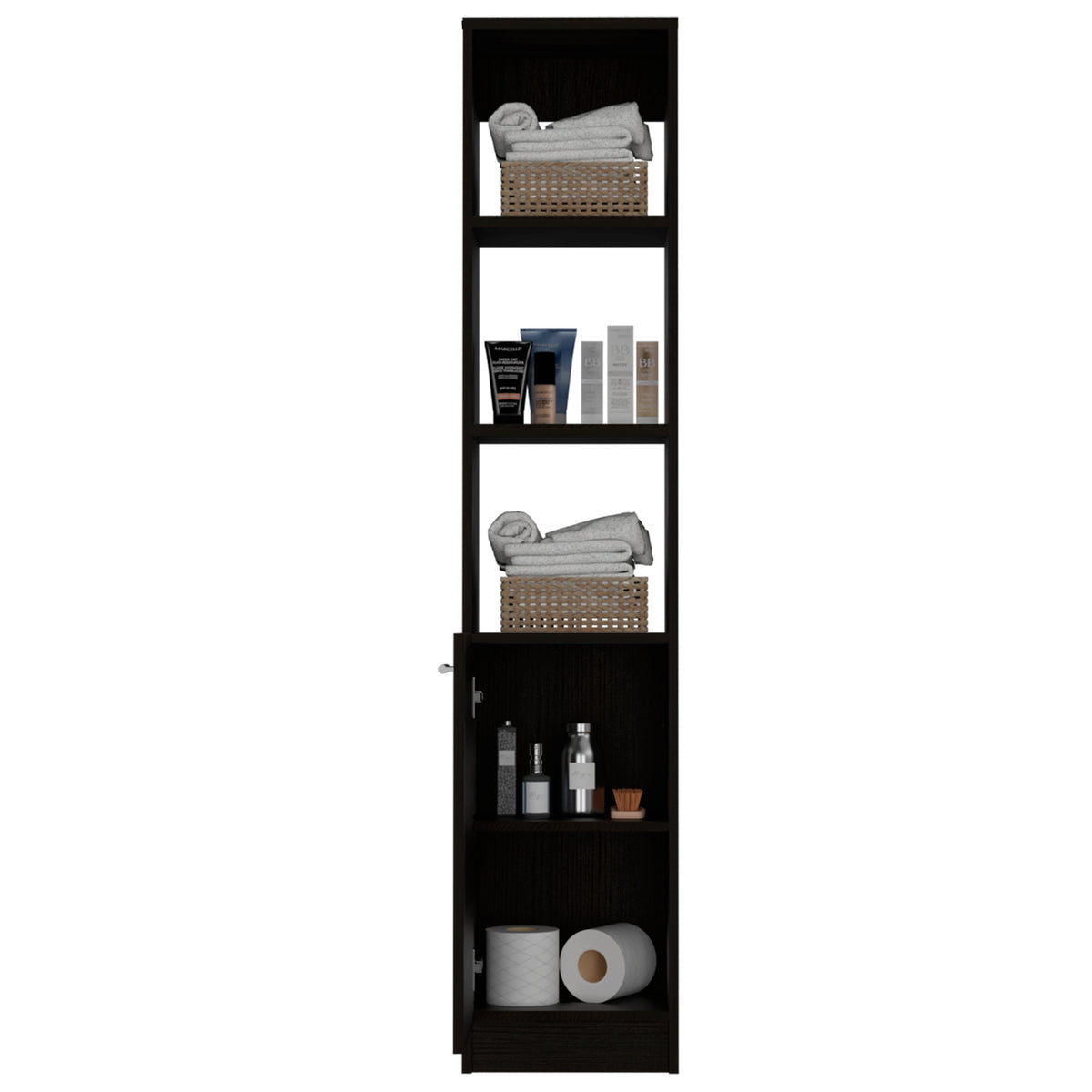 TUHOME CONCEPT Columna de baño Malaga de 162 cm, wengué