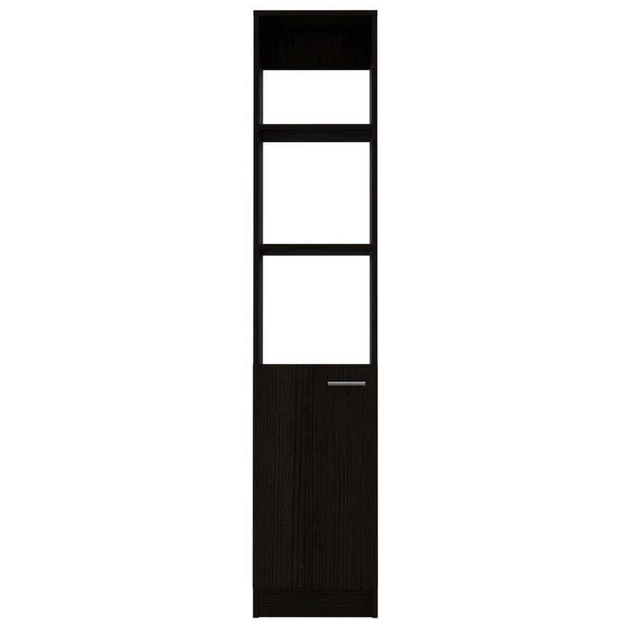 Columna de baño Malaga de 162 cm con 1 puerta, wengué